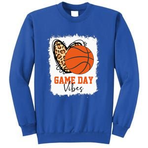 Bleached Basketball Game Day Vibes Basketball Mom Sweatshirt