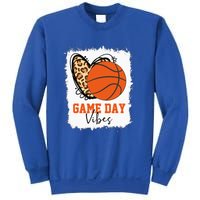 Bleached Basketball Game Day Vibes Basketball Mom Sweatshirt