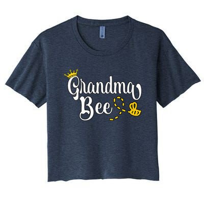 Beekeeper Beekeeping Grandma Bee Women's Crop Top Tee