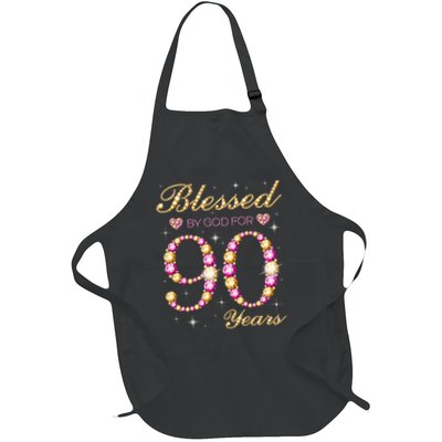 Blessed By God For 90 Years Old 90th Birthday Party Apron