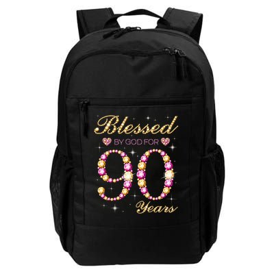 Blessed By God For 90 Years Old 90th Birthday Party Backpack