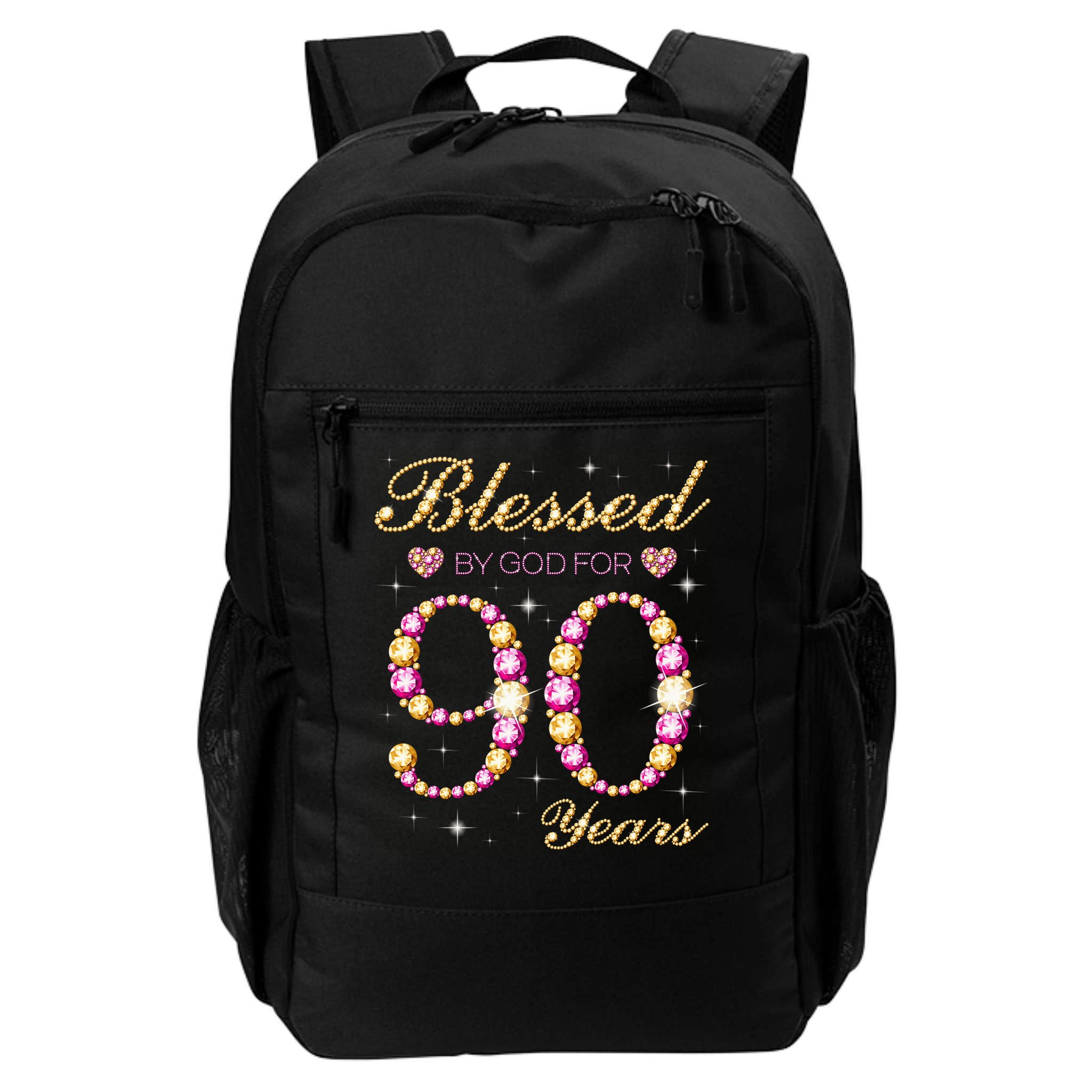 Blessed By God For 90 Years Old 90th Birthday Party Backpack