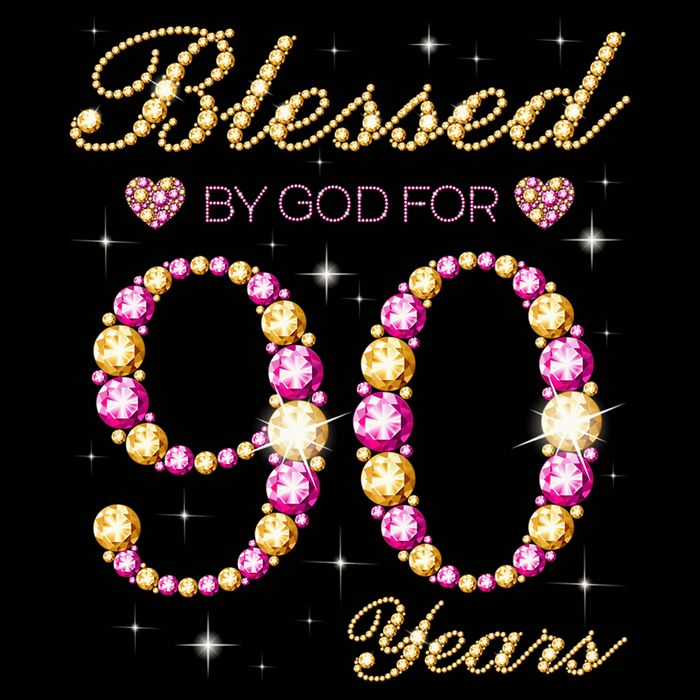 Blessed By God For 90 Years Old 90th Birthday Party Backpack