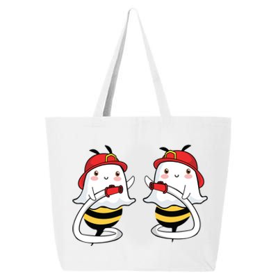 Boobs Boo Ghost Bee Hose Pipe Funny Firefighter Halloween Funny Gift 25L Jumbo Tote