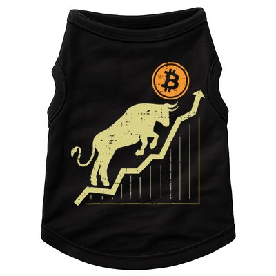 Bitcoin Bull Graph Bullish Btc Crypto Cryptocurrency Trader Doggie Tank