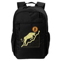 Bitcoin Bull Graph Bullish Btc Crypto Cryptocurrency Trader Backpack