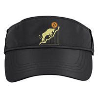 Bitcoin Bull Graph Bullish Btc Crypto Cryptocurrency Trader Adult Drive Performance Visor