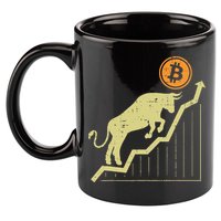 Bitcoin Bull Graph Bullish Btc Crypto Cryptocurrency Trader 11oz C Handle Ceramic Mug