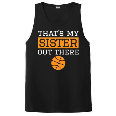 Brother Basketball Gift That's My Sister Basketball Brother PosiCharge Competitor Tank