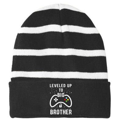 Big Brother Gamer Striped Beanie with Solid Band