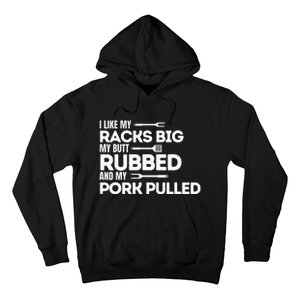 Bbq Barbecue Grilling Butt Rubbed Pork Pulled Pitmaster Dad Hoodie