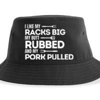 Bbq Barbecue Grilling Butt Rubbed Pork Pulled Pitmaster Dad Sustainable Bucket Hat