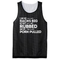 Bbq Barbecue Grilling Butt Rubbed Pork Pulled Pitmaster Dad Mesh Reversible Basketball Jersey Tank