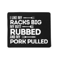 Bbq Barbecue Grilling Butt Rubbed Pork Pulled Pitmaster Dad Mousepad