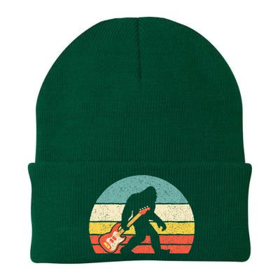 Bigfoot Bass Guitar Bass Player Bassist Music Guitarist Knit Cap Winter Beanie