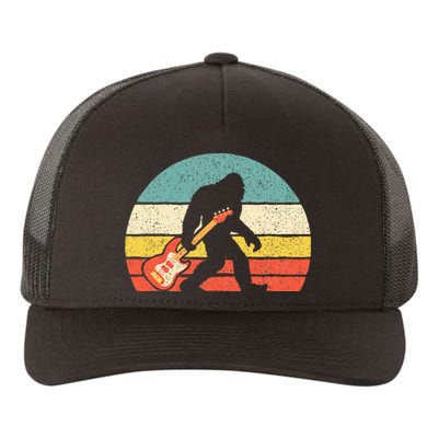 Bigfoot Bass Guitar Bass Player Bassist Music Guitarist Yupoong Adult 5-Panel Trucker Hat