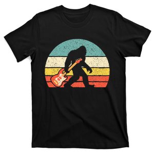 Bigfoot Bass Guitar Bass Player Bassist Music Guitarist T-Shirt