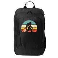 Bigfoot Bass Guitar Bass Player Bassist Music Guitarist City Backpack