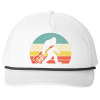 Bigfoot Bass Guitar Bass Player Bassist Music Guitarist Snapback Five-Panel Rope Hat