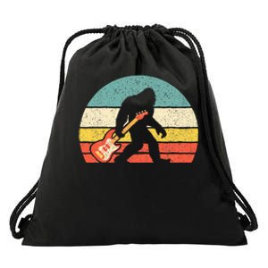 Bigfoot Bass Guitar Bass Player Bassist Music Guitarist Drawstring Bag