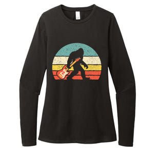 Bigfoot Bass Guitar Bass Player Bassist Music Guitarist Womens CVC Long Sleeve Shirt