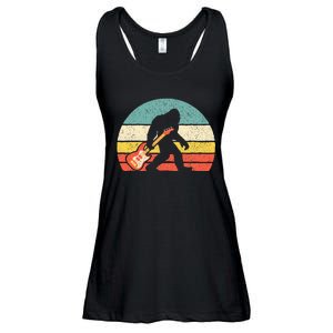 Bigfoot Bass Guitar Bass Player Bassist Music Guitarist Ladies Essential Flowy Tank