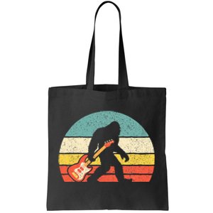 Bigfoot Bass Guitar Bass Player Bassist Music Guitarist Tote Bag