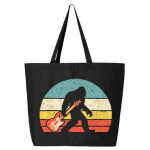 Bigfoot Bass Guitar Bass Player Bassist Music Guitarist 25L Jumbo Tote