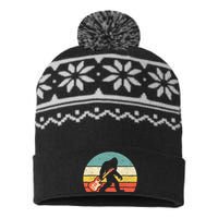 Bigfoot Bass Guitar Bass Player Bassist Music Guitarist USA-Made Snowflake Beanie