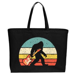 Bigfoot Bass Guitar Bass Player Bassist Music Guitarist Cotton Canvas Jumbo Tote