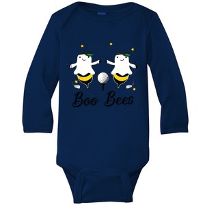 Boo Bees Golf Bees Costume Boo Playing Golf Baby Long Sleeve Bodysuit