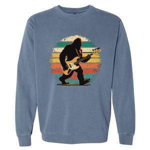 Bigfoot Bass Guitar Bass Player Gifts Bass Player Garment-Dyed Sweatshirt