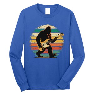 Bigfoot Bass Guitar Bass Player Gifts Bass Player Long Sleeve Shirt