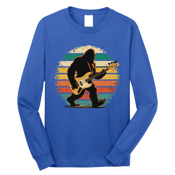 Bigfoot Bass Guitar Bass Player Gifts Bass Player Long Sleeve Shirt