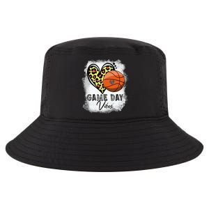 Bleached Basketball Game Day Vibes Basketball Mom Game Day Funny Gift Cool Comfort Performance Bucket Hat