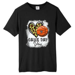 Bleached Basketball Game Day Vibes Basketball Mom Game Day Funny Gift Tall Fusion ChromaSoft Performance T-Shirt