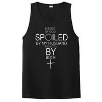 Blessed By God Spoiled By My Husband Protected By Boths PosiCharge Competitor Tank