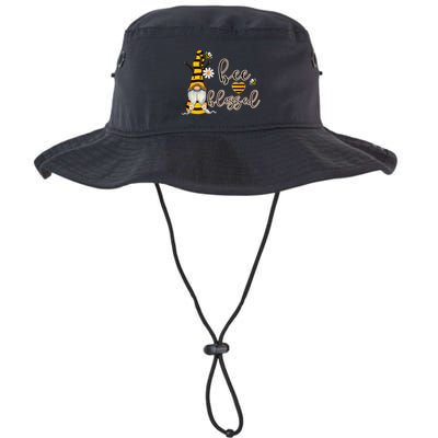 Bee Blessed Garden Gnome Honey Bee Inspirational Saying Cool Gift Bucket Hat
