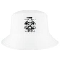 Built By God Powered By Jesus Car Engine Pistons Cool Comfort Performance Bucket Hat