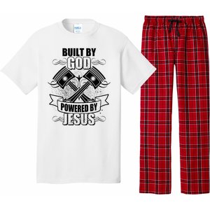 Built By God Powered By Jesus Car Engine Pistons Pajama Set