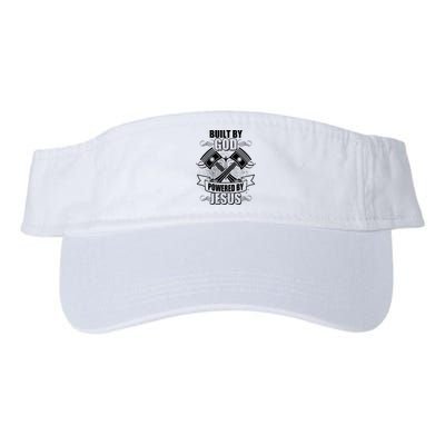 Built By God Powered By Jesus Car Engine Pistons Visor