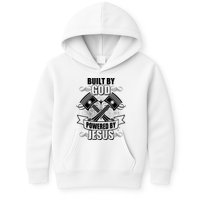 Built By God Powered By Jesus Car Engine Pistons Kids Hoodie