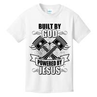 Built By God Powered By Jesus Car Engine Pistons Kids T-Shirt