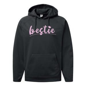 Bestie - Bestie Gifts Cute BFF Outfit Best Friend Outfit Performance Fleece Hoodie