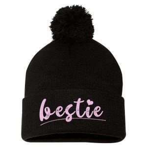 Bestie - Bestie Gifts Cute BFF Outfit Best Friend Outfit Pom Pom 12in Knit Beanie