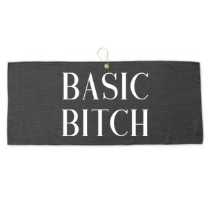 Basic Bitch Gift Large Microfiber Waffle Golf Towel