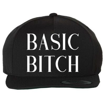 Basic Bitch Gift Wool Snapback Cap