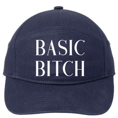 Basic Bitch Gift 7-Panel Snapback Hat