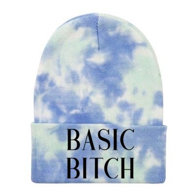 Basic Bitch Gift Tie Dye 12in Knit Beanie