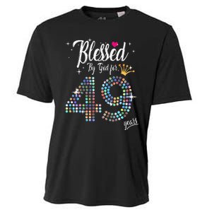 Blessed By God For 49 Years 49th Birthday Anniversary Cooling Performance Crew T-Shirt